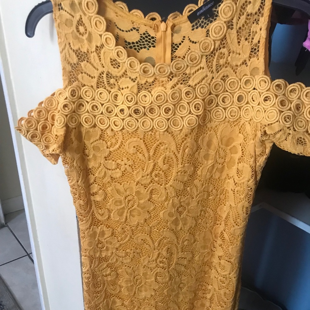 Vintage yellow dress